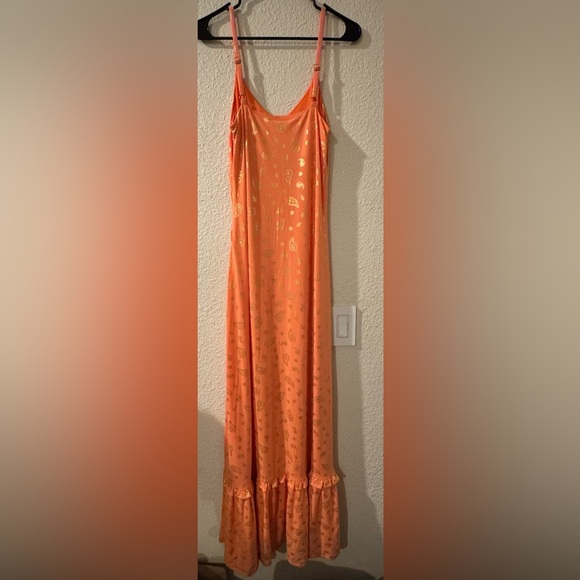 Michael Kors Orange Maxi Dress - Picture 5 of 5